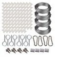 thumbnail image 1 of Simple Living Solutions 200 ft String Light Hanging Kit, 122 Pieces, Outdoor Use, 1 of 5