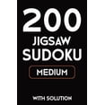 thumbnail image 1 of 200 Jigsaw Sudoku Medium With Solution: 9x9, Puzzle Book, 2 puzzles per page, (Paperback), 1 of 1