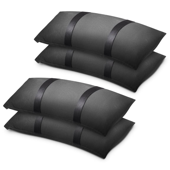 JoJocom 200 lbs Umbrella Base Sandbags, 4 Packs Sand Bags for Weight, Fillable Heavy Duty Weight Sandbag for Backyard Garden Trampoline Poolside