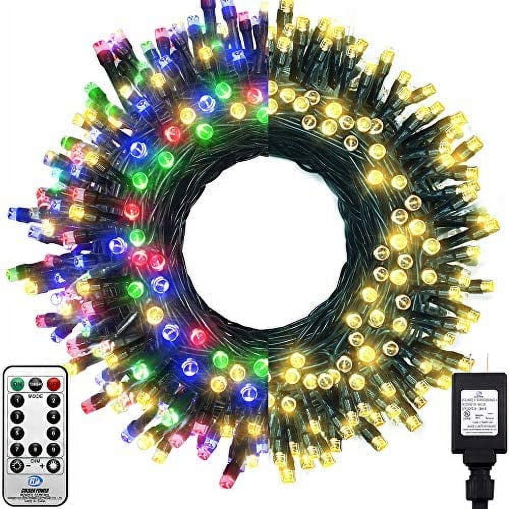 200 LED 66ft Christmas Lights Color Changing String Lights Outdoor