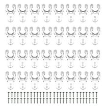 200 LED Rope Light Clips for Wall Mount (Clear)