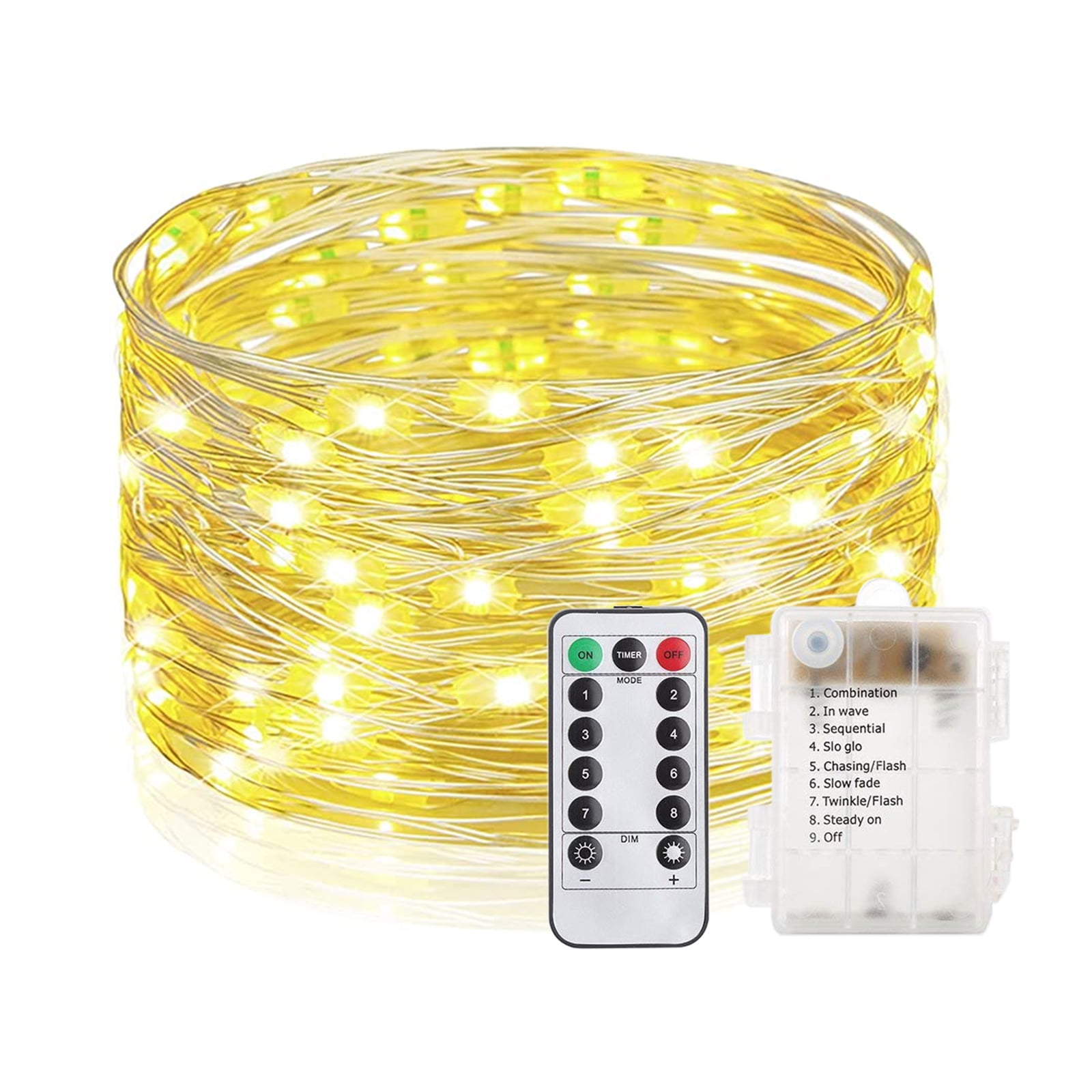 200 LED String Lights, 66ft Waterproof Christmas Lights with Remote