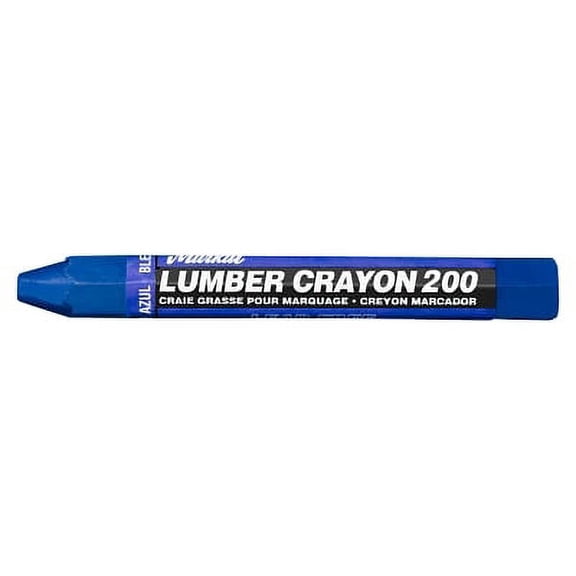#200 Lumber Crayons, 1/2 In, Blue | Bundle of 5 Dozen