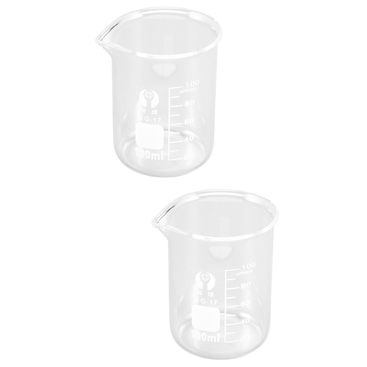 200 ML Liquid Measuring Cups Beaker for Lab Glass Beakers Eyeglass Kit Glass Beaker Graduated