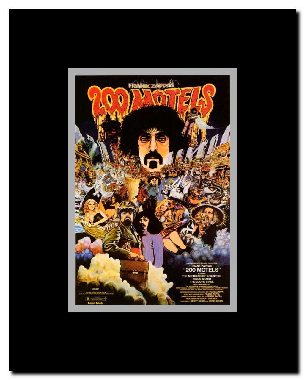 200 Motels Framed Movie Poster