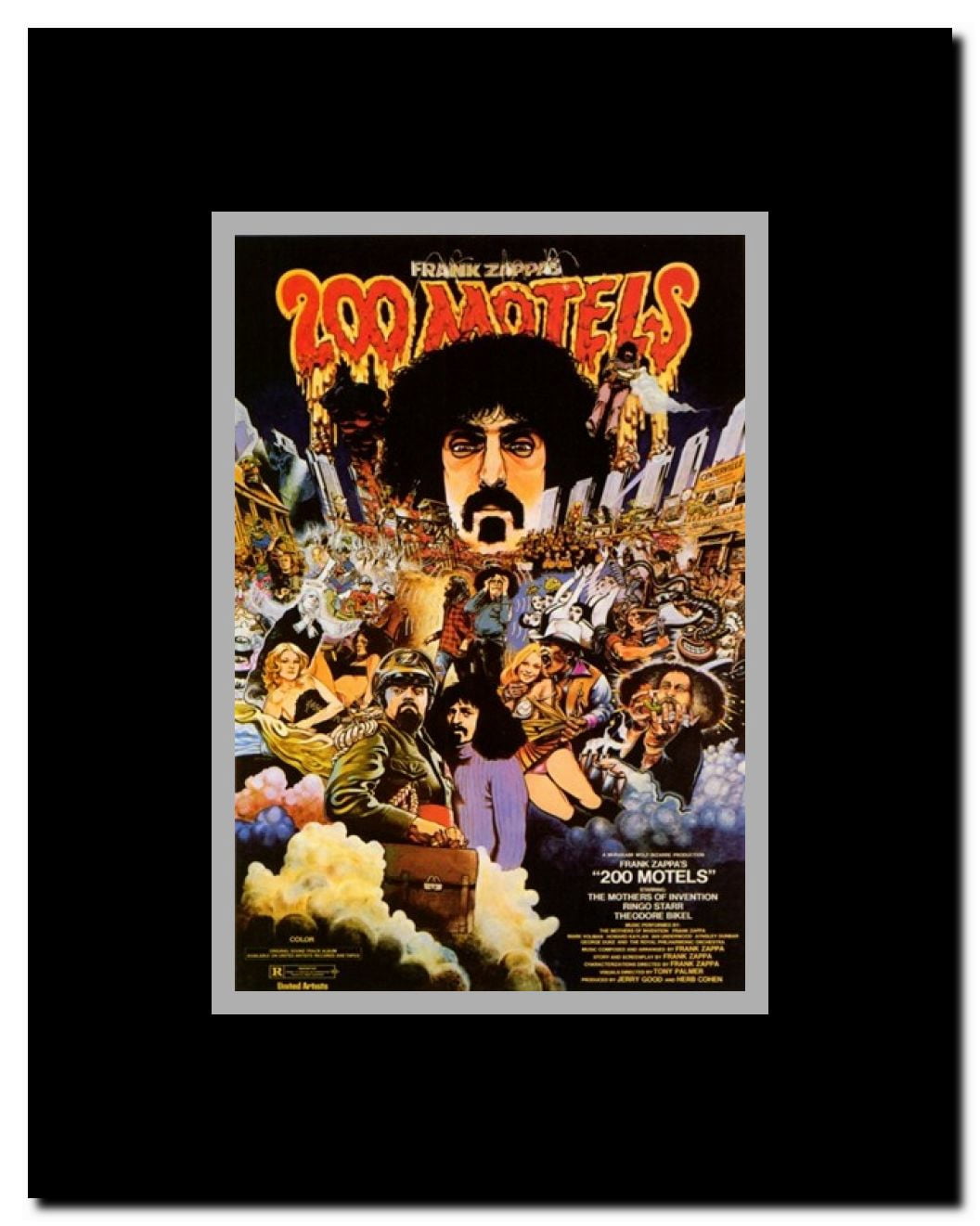 200 Motels Framed Movie Poster