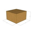 thumbnail image 1 of 13x13x8 Kraft Brown Corrugated Shipping Boxes, 32 ECT Single-Wall, Qty 200, 1 of 3