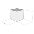 thumbnail image 1 of 4x4x4 White Corrugated Shipping Boxes, 32 ECT Single-Wall, Qty 200, 1 of 3