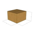 thumbnail image 1 of 9x9x6 Kraft Brown Corrugated Shipping Boxes, 32 ECT Single-Wall, Qty 200, 1 of 3