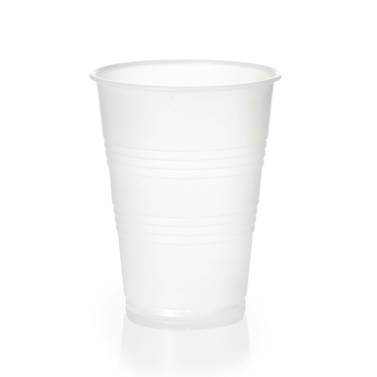 [200 PACK] 9 oz Clear Plastic Cups - Disposable 9 Ounce Cold Drink Party  Cups - Cold Drink, Soda Cups, Party Cups, Drinking Cups for Home, Office