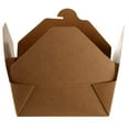 thumbnail image 1 of [200 PACK] Take Out Food Containers 45 oz Kraft Brown Paper Take Out Boxes Microwaveable Leak and Grease Resistant Food Containers - To Go Containers for Restaurant, Catering - Recyclable Lunch Box #8, 1 of 3