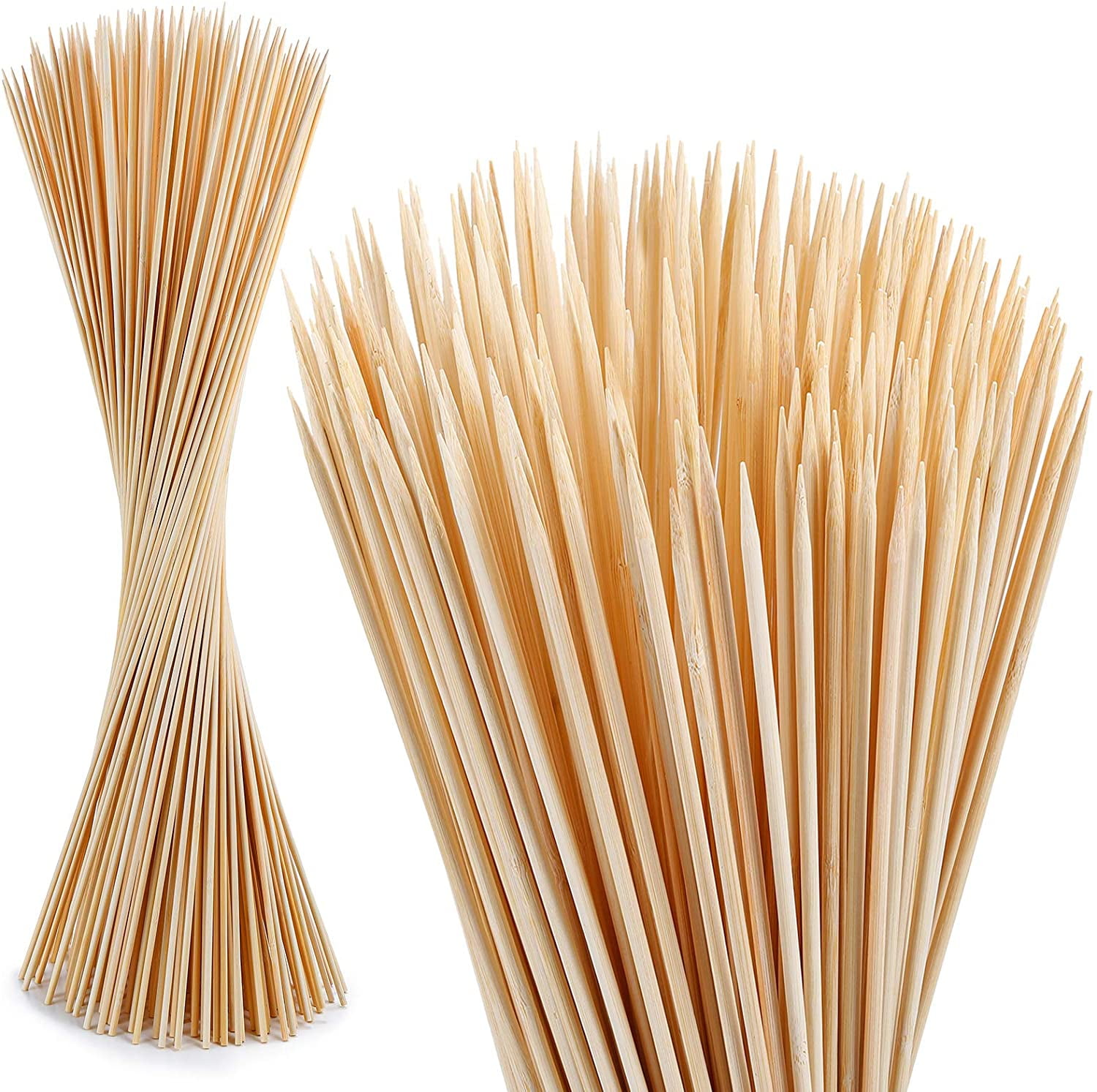 200 PCS Bamboo Marshmallow Roasting Sticks, SMores Skewers for Fire Pit ...