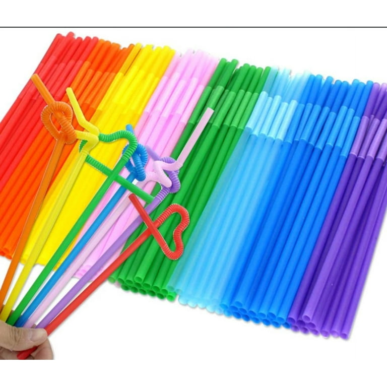 Crazy Straws Silly Straws Plastic Straws Reusable 30 Pcs Fun Straws for  Summer Party Favors for Kids - 10 Styles