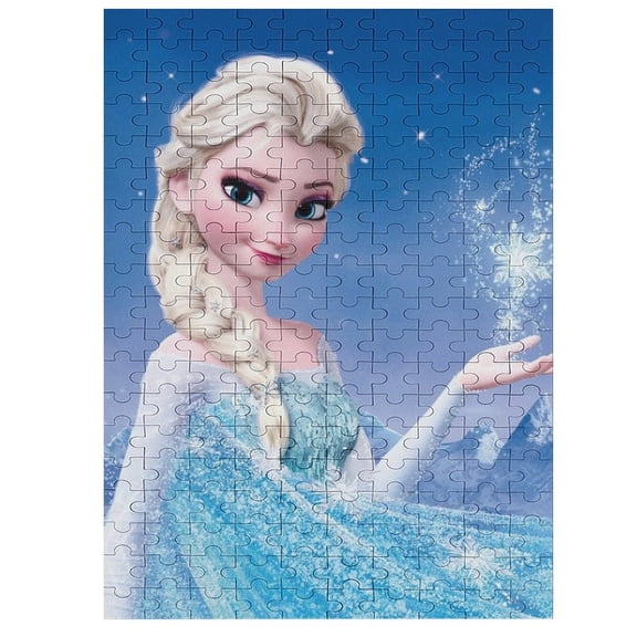 200 PCS Jigsaw Puzzle Frozen Cartoon Wooden Puzzle Challenging Game Fun Artwork For Family Friends Gifts