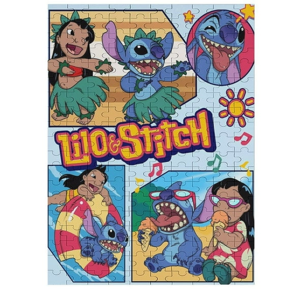 200 PCS Jigsaw Puzzle Stitch Wooden Puzzle Challenging Game Fun Artwork For Family Friends Gifts