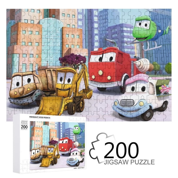 200 PCS Jigsaw Puzzle for Stinky and Dirty Wooden Puzzles Game Home Decor Birthday Gifts High Quality