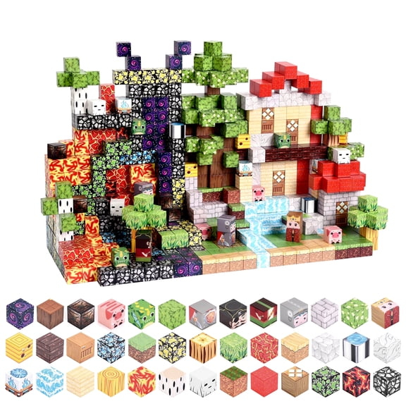 200 PCS Magnetic Blocks,Magnetic Building Blocks,Magnet Toys for Kids,Blocks Magnet Set,Stacking Magnets, School STEM Toys for Boys and Girls Age 3+ Years Old