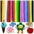 thumbnail image 1 of 200 PCS Pipe Cleaners, Multi-Colored Pipe Cleaners for Crafts, Rainbow Chenille Stems, Craft Supplies for Arts, Crafts, DIY and Decorations, 1 of 10