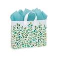 thumbnail image 1 of 200 PK, Watercolor Greenery Plastic Gift Bags, Vogue 16 x 5 x 12" For Party, Wedding, Holiday & Event, 1 of 1