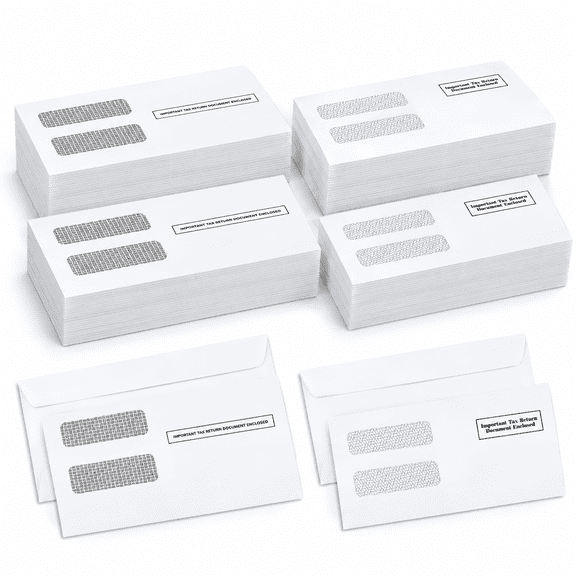 200 Pack 1099 Tax Envelopes Set For 2025 Tax Season, Includes NEC And MISC Forms