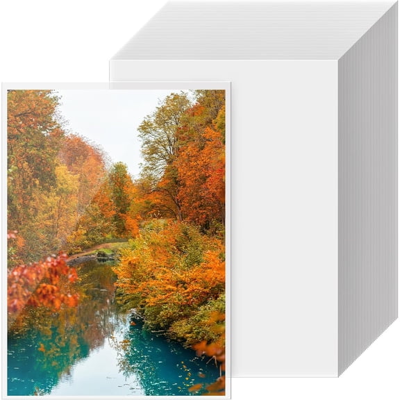 200 Pack 5x7 Photo Sleeves, No Holes Archival Quality Sheet Protectors Clear Top Loading Page Protectors Waterproof Soft Plastic Sleeve for Photos Postcards Pictures Art Prints Recipe Cards