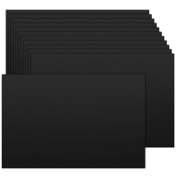 SUMAJU Card Stock, Matte, Black, 4" x 6", 200 Sheets