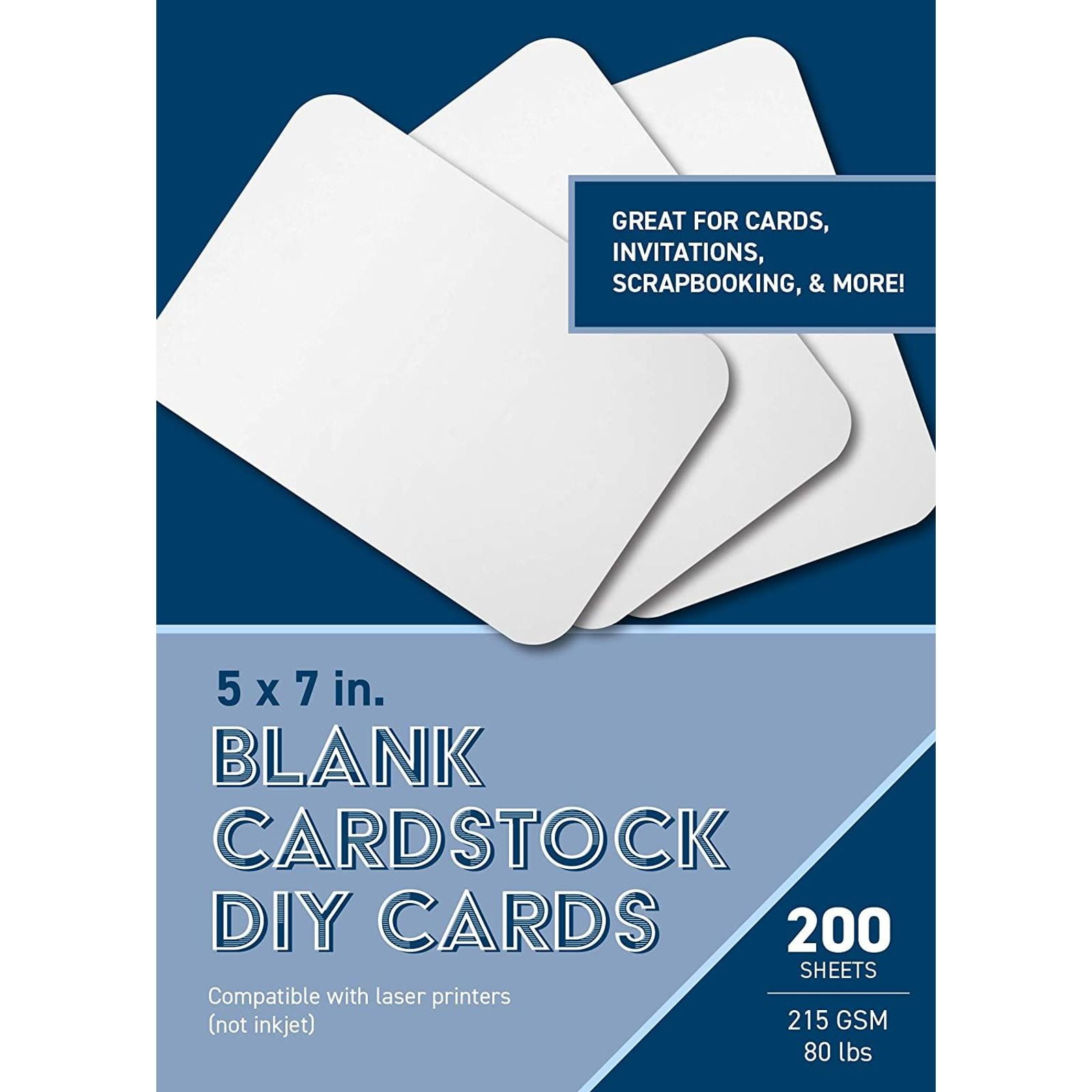 100 Pack Sage Green Cardstock Blank Heavy Cards Stock 92LB Thick Paper for  Invitations, Greeting Cards Making, Postcards, 5x7 inches