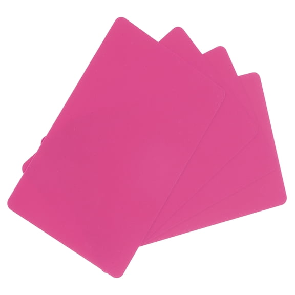 200 Pack Blank Cards 30mil ID Cards for ID Badge Printer, Pink