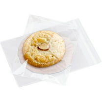 200 Pack Clear Resealable Cellophane Bags - Thick 1.4 MIL Glossy Self Seal Cello Bag for Gifts, Food, Soap, Candles and Bakery Goods (3" X 3" - 200 Pack)