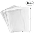 thumbnail image 1 of 200 Pack Clear Resealable Cellophane Bags - Thick 2 MIL Glossy Self Seal Cello Bag for Gifts, Food, Soap, Candles and Bakery Goods 2" X 3" - 200 Pack, 1 of 4