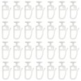 200 Pack Curtain Gliders with 8.3 MM Head Folding Glider Curtain Rail