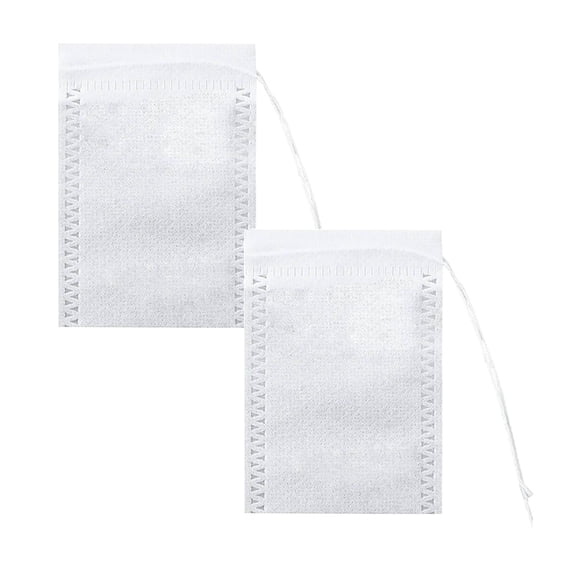 200 Pack Disposable Empty Tea Bag Set, Filter with Easy to Fill And Seal for Loose Tea Herbs Diy Infusions Cooking, By VINOIC