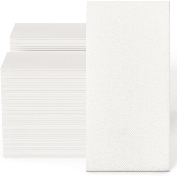 200 Pack Disposable Guest Towels Soft and Absorbent Linen Feel Paper Hand Towels Decorative Bathroom Hand Napkins for Kitchen, Parties, Weddings,Halloween