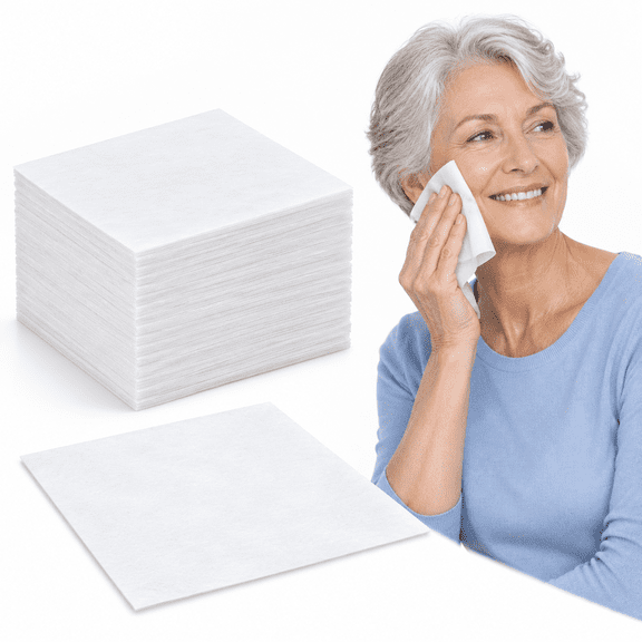 200 Pack Disposable Non-woven Makeup Protector Hoods, Large 16" x 15.8" Breathable Covers