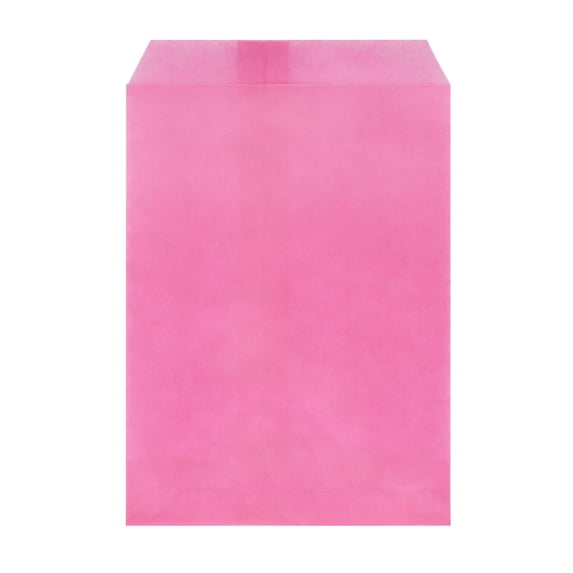 200 Pack Hot Pink Flat Greaseproof Paper Sandwich Bags for Bakery Treats Christmas Chocolate Party Favor 6¾x8 Inch