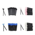 thumbnail image 1 of 200 Pack Mascara Wands Mini Disposable Eyelash Brushes for Extensions Eye Lash Wand Brow Brush Makeup Tool Bulk, 4 Colors, 1 of 5