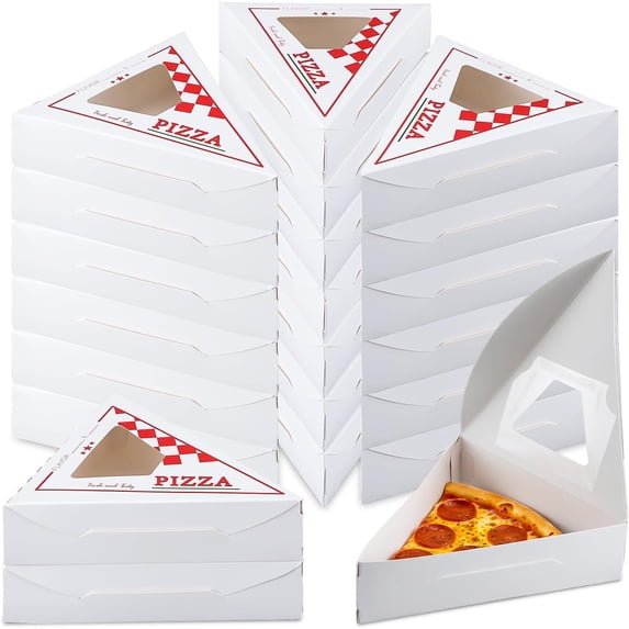 200 Pack Mini Pizza Slice Box Bulk 6