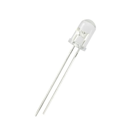 200 Pack Photosensitive Diode Photodiodes Light Sensitive Sensors,5mm Clear Round Head Receiver Diode