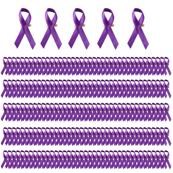 200 Pack Ribbon Pins Social Cause Ribbons Nonprofit Event Accessories for Charity Event Elegant and Easy to Wear Designs