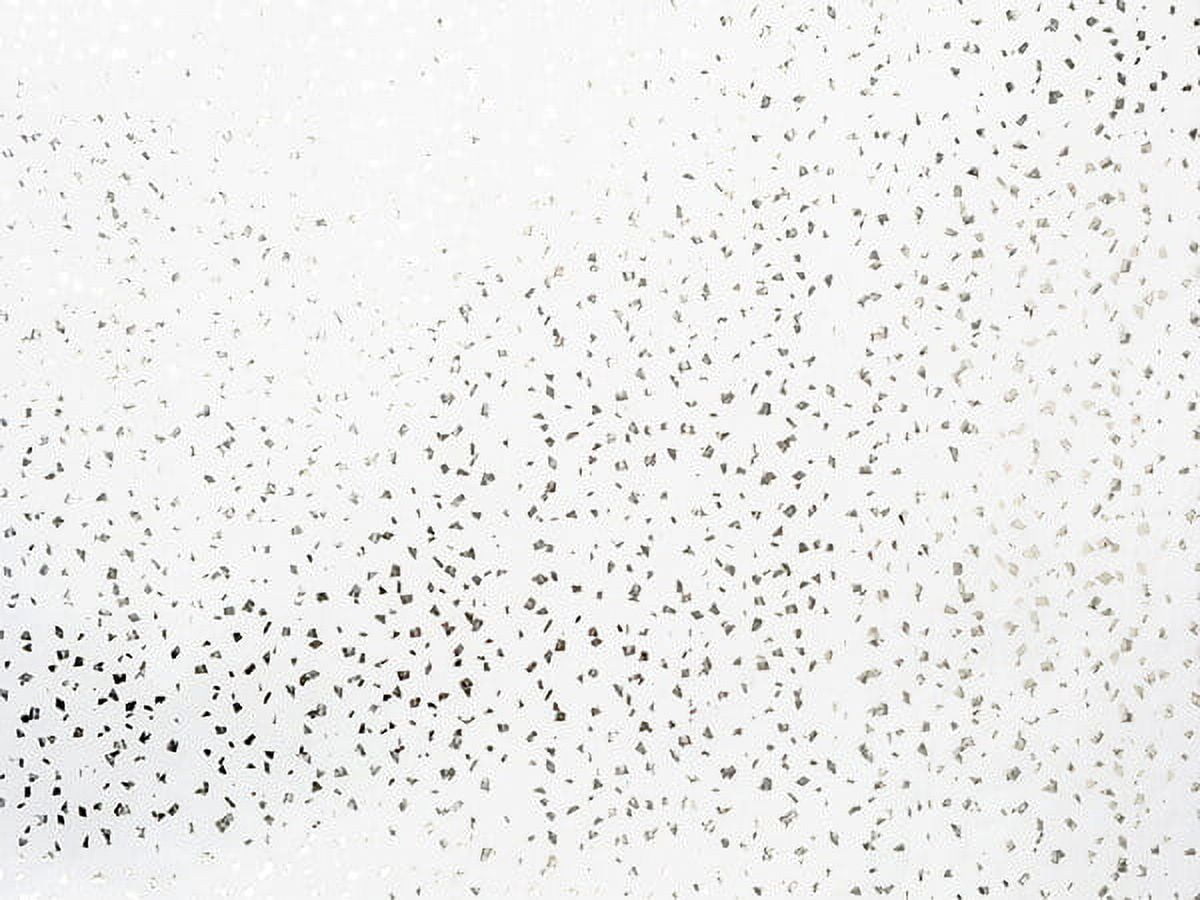 200 Pack, Silver Hot Stamp Confetti Tissue Paper 20 x 30" Sheets for Christmas, Weddings, Birthdays, Valentine's Day or Event