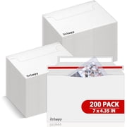 200 Pack Trading Card Envelopes, 7 x 4.35 Inches Self-Adhesive Card Mailers for Trading Cards, Perfect Sized Sports Card Shipping Envelopes for Mailing Cards in Semi-Rigid Holders & Toploads