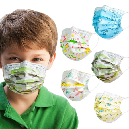 200 Pack USA Made Disposable Face Masks, 3 Ply Breathable Protection Mask