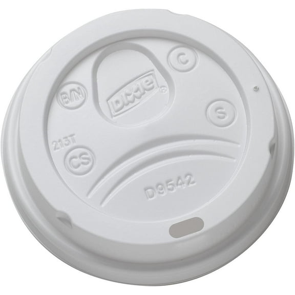 200 Pack White Dome Lids for 10/16oz PerfecTouch Cups | Sip Through Hole | Condiment Identifiers | Easy On-the-Go Drinking | Guaranteed Satisfaction