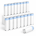 200 Pack White Slim Can Cooler Sleeves, Insulated Collapsible Drink ...