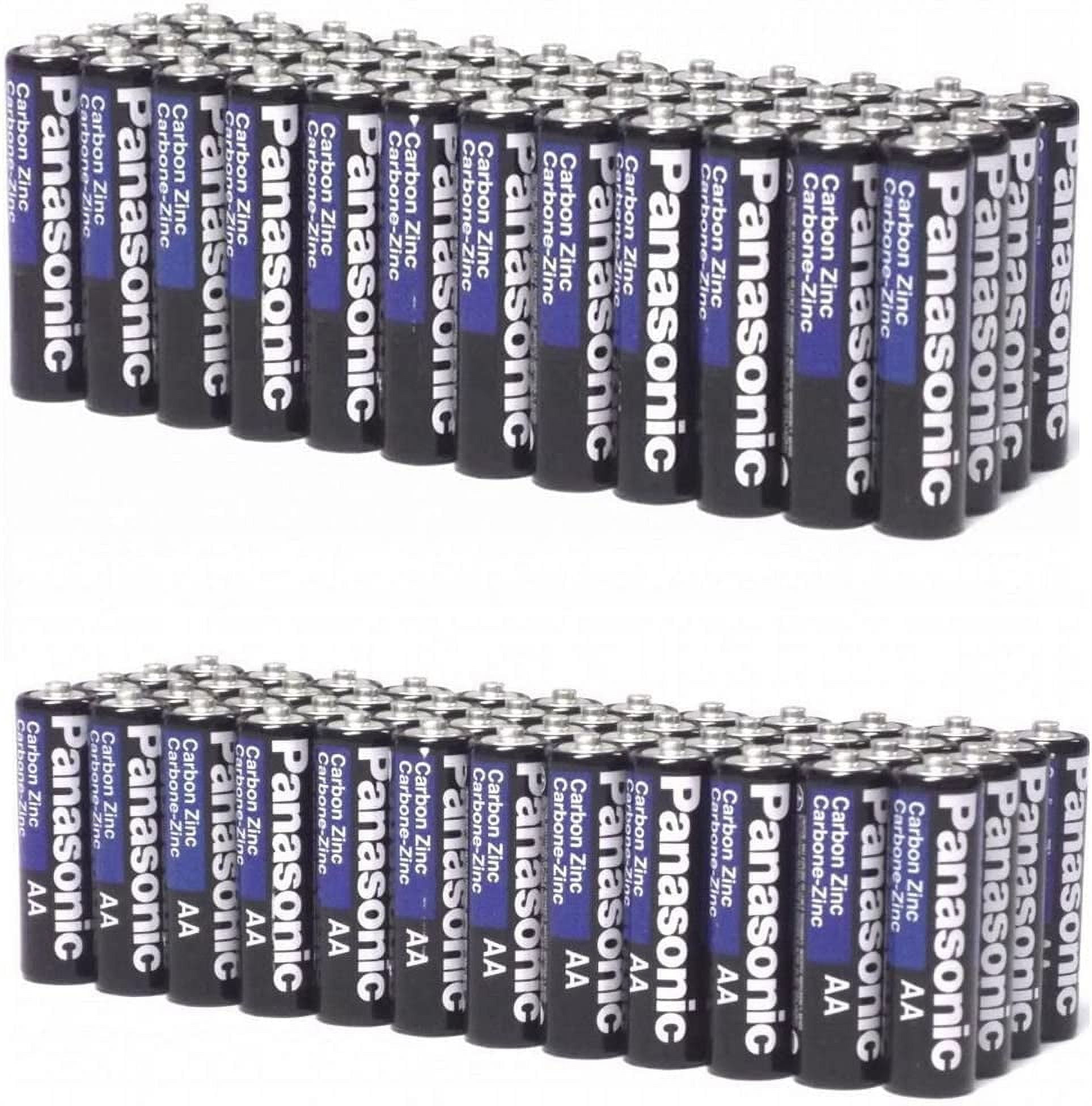200 Pack Wholesale Lot Panasonic Heavy Duty Batteries 100 AA + 100 AAA Batteries