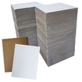 thumbnail image 1 of 200 Packs 3.5x4.5 Inch White Trading Card Shipping Protector, Premium Kraft Brown Corrugated Pads Bulk Flat Cardboard Sheets for T-Shirts, Shipping, Mailing, Cardboard Crafts, 1 of 7