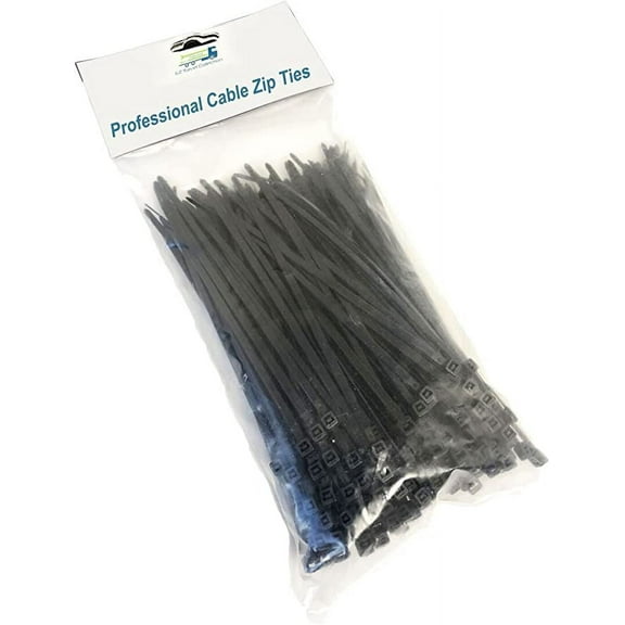 200 Pc Cable Tie, Ziptie Zip 6 Inch