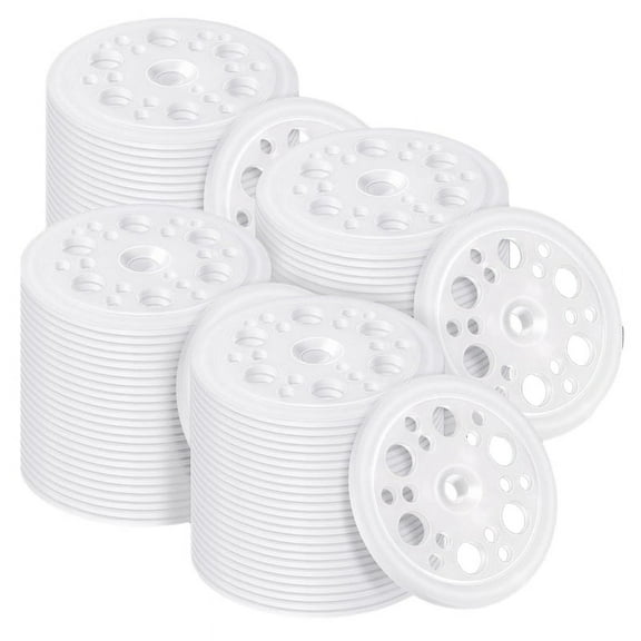 200 Pcs 1.77 Inch/ 45 mm Plastic Insulation Washers Load Spreading Polypropylene Washers for Fixing & Supporting
