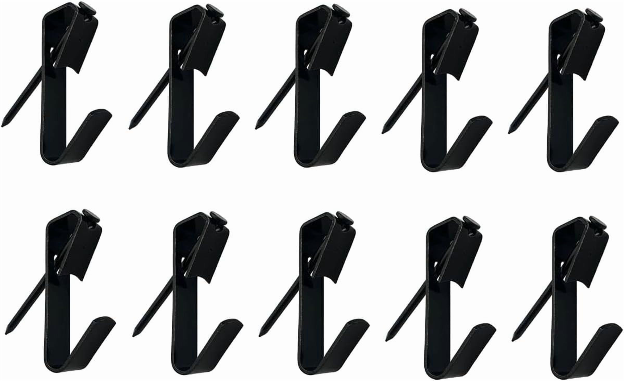 200 Pcs (100 Stes) Picture Hangers 30LB with Nails Kits Black Photo Frame H s Hanging Key