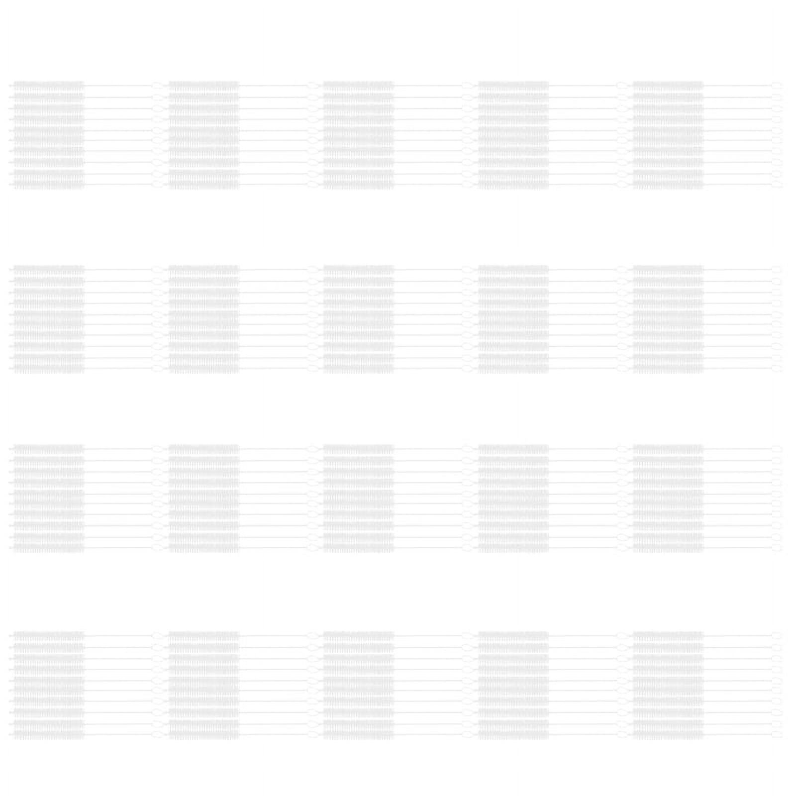 20 Pcs 10mm Dia Chemistry Test Tube Bottle Nylon Washing Brush Tool White 20 X Test Tube Brush White Silver Tone